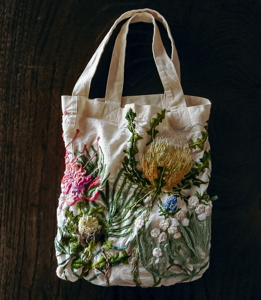 くしゅバッグ ワイルドフラワー kushubag_wildflower nuimori / ヌイモリ